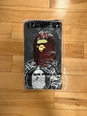 Bape x chrome hearts tee black